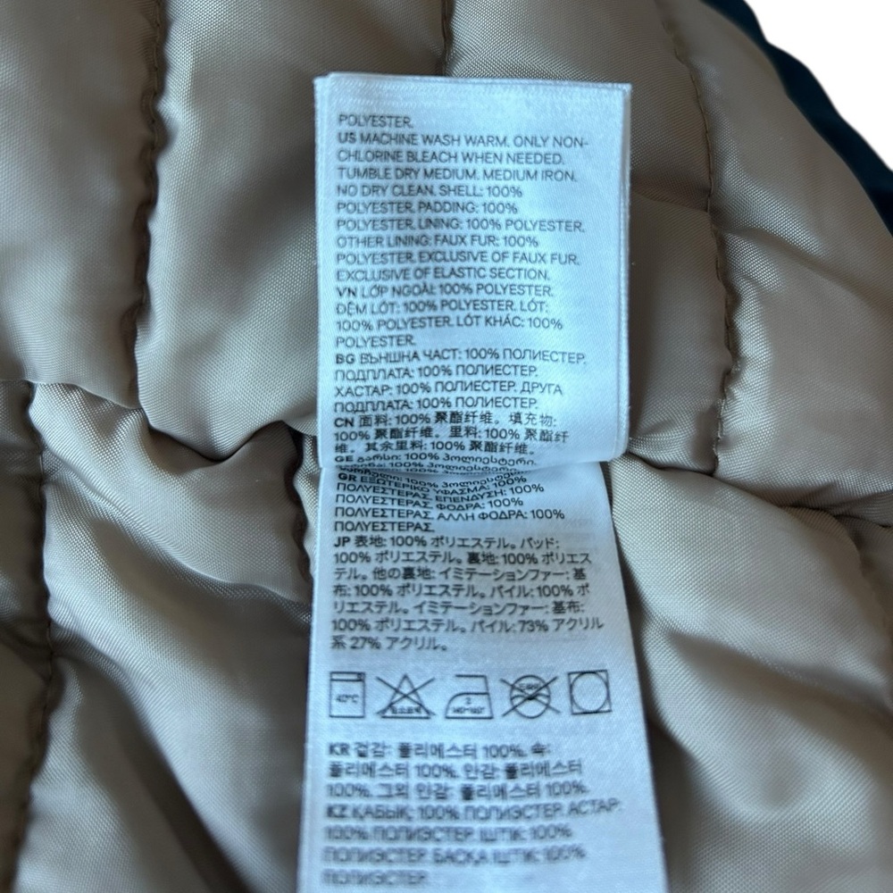 H&M Boys Hooded Parka Size 7-8 - Picture 9 of 12